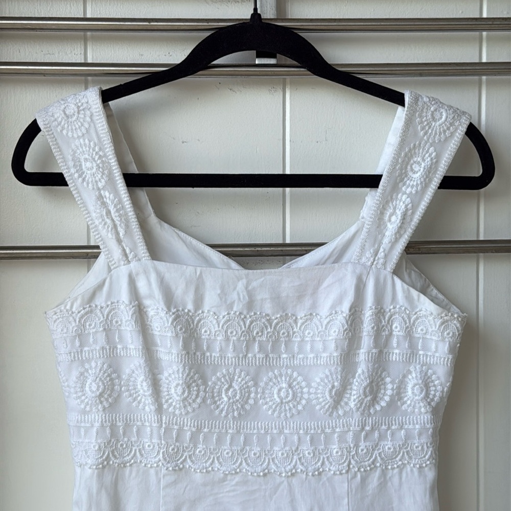 Lilly Pulitzer For the Love of Lace Bree White Sleeveless Dress 0 - Picture 5 of 8